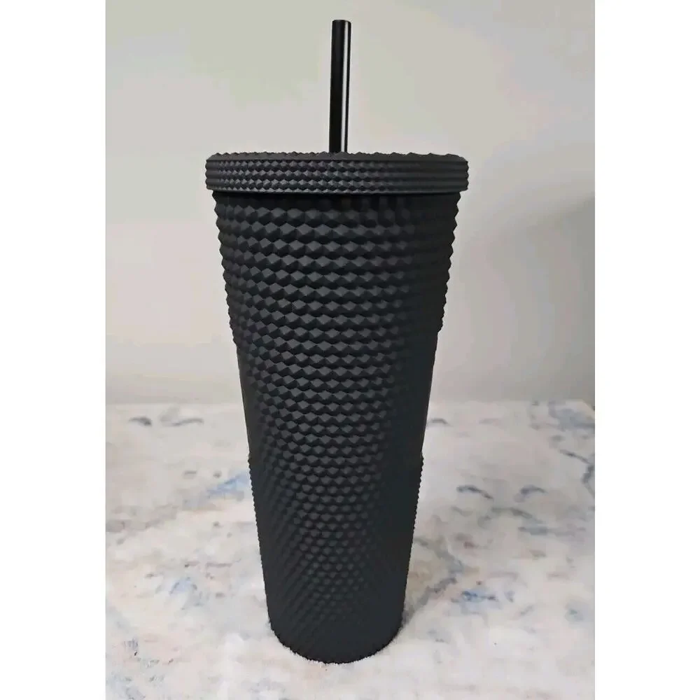 Disney Starbucks 50th Anniversary Black Geometric Studded Cup Tumbler